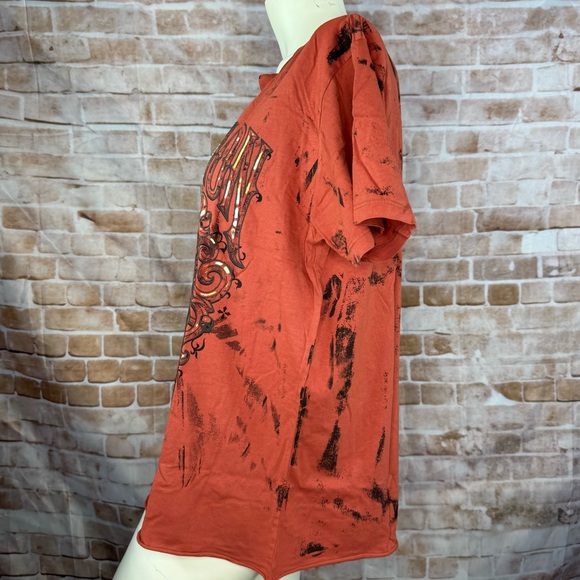 Affliction Women’s Graphic Short Sleeve T-Shirt -Size: Large  -NWOT - Picture 6 of 9